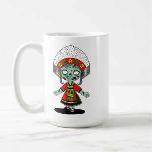 Cute Kenyan Zombie Coffee Mug