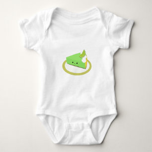 Cute Key Lime Pie Baby Bodysuit