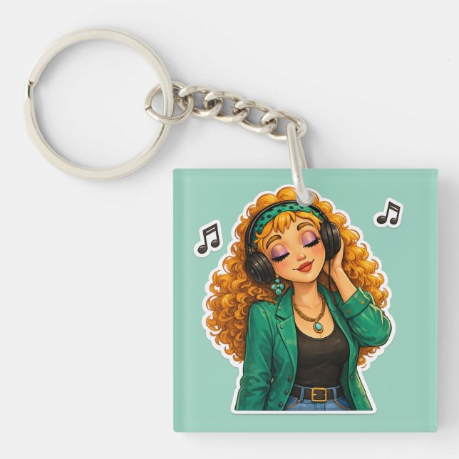 Cute Keychain – Adorable Everyday Accessory (Front)