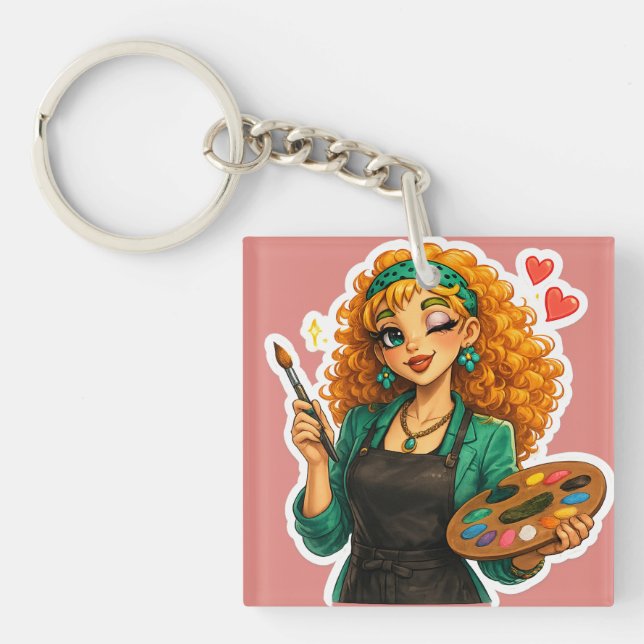 Cute Keychain – Adorable Everyday Accessory (Front)
