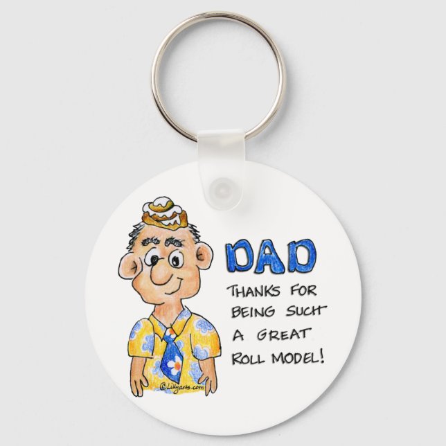 Cute Keychains for Happy Father's Day (Front)