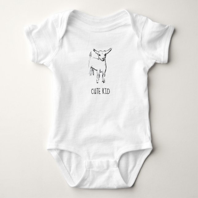 Cute Kid baby outfit Bodysuit (Front)