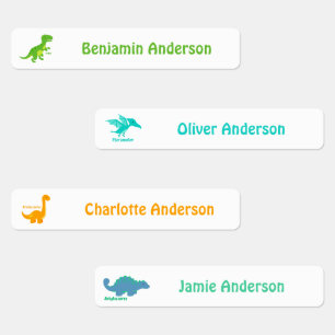 Cute Kid Dinosaurs Iron On