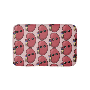 Cute Kidney - Human Biology Bath Mat