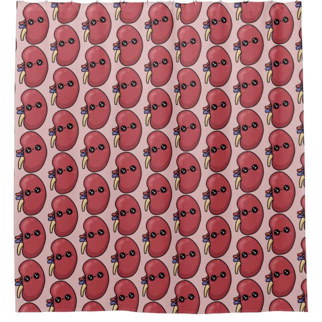 Cute Kidney - Human Biology Shower Curtain (Front)
