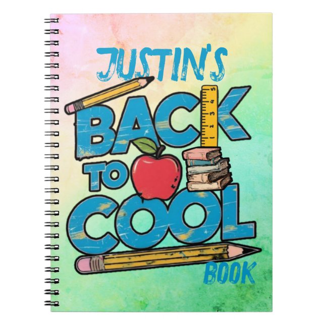 Cute Kid's Back To School  Notebook (Front)
