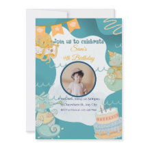 Cute Kids Birthday Invitation