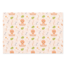 Cute Kids Birthday Orange Dinosaur