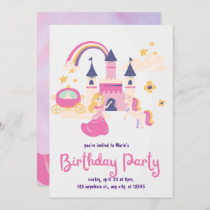 cute kids birthday party Invitation