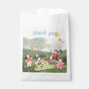 Cute Kids Birthday Picnic Picnic Favour Bags