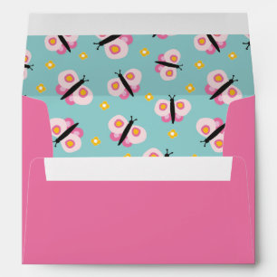 Cute Kids Butterfly pattern Envelope