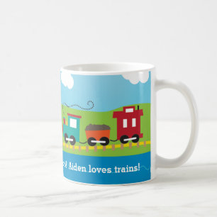 Cute Kid's Choo Choo Train Coffee Mug