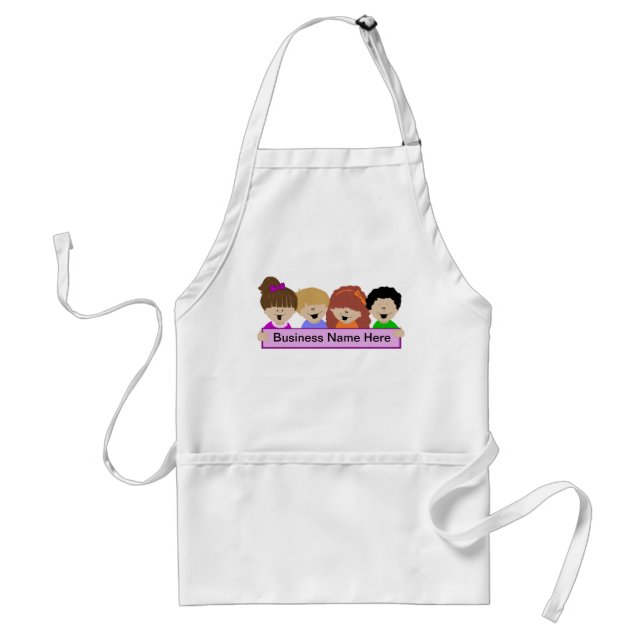 Cute Kids Daycare Apron (Front)