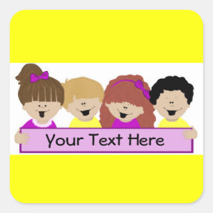 Cute Kids Daycare Stickers