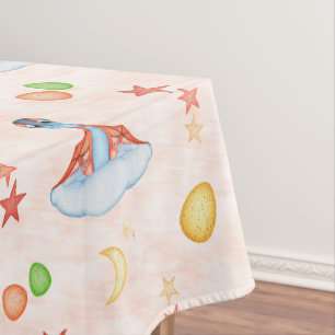 Cute Kids Dino Birthday Dinosaur Tablecloth