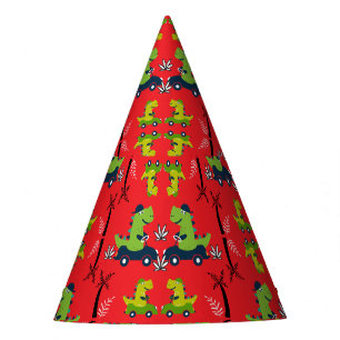 Cute Kids Dinosaur Birthday Party Hat