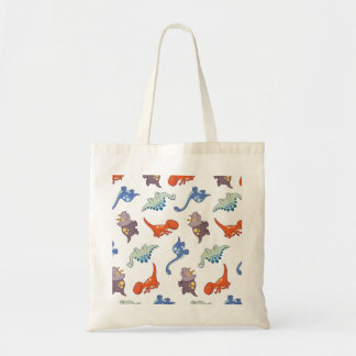 Cute Kids Dinosaur Pattern Tote Bag
