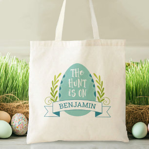Cute Kids Easter Egg Hunt Tote Bag