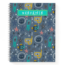 Cute Kids Fish Cats Starfish Jellyfish Undersea