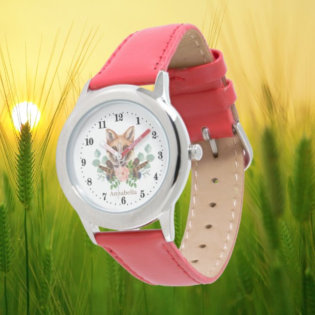 cute kids fox lovers add name watch (Creator Uploaded)