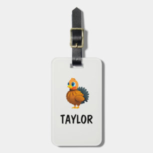 Cute Kids Fun Personalised Colourful Bag Backpack Luggage Tag
