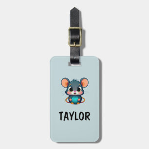 Cute Kids Fun Personalised Colourful Bag Backpack Luggage Tag