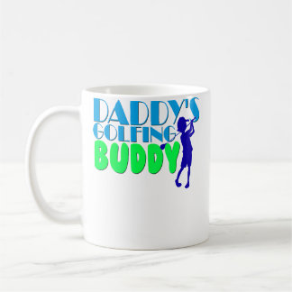 Cute Kids Golf Shirt Daddys Golfing Buddy Son Boy  Coffee Mug