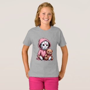 Cute Kids Grey T-Shirt with Adorable Illustration