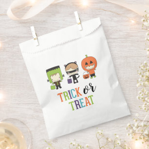 Cute kids Halloween Birthday Trick or Treat Party  Favour Bags