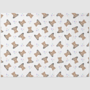 Cute Kids Highland Cow Barnyard Birthday Tissue Paper