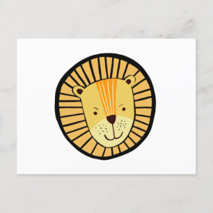 Cute Kids Jungle Lion Postcard