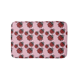 Cute Kids ladybird Family Bath Mat