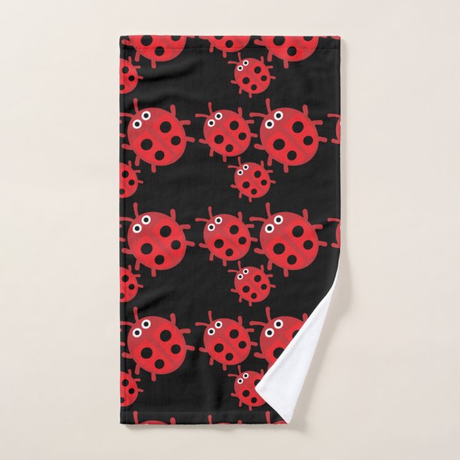 Cute Kids ladybird Family Bath Towel Set (Hand Towel)