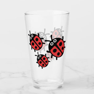 Cute Kids ladybird Family   Glass