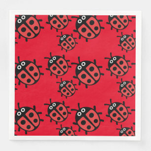 Cute Kids ladybird Family Napkin