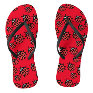 Cute Kids ladybird Family   Thongs