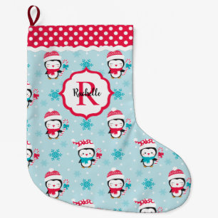 Cute Kids Large Christmas Stocking