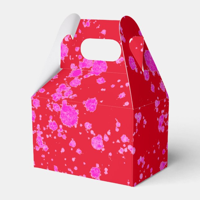 Cute Kids Paint Birthday Party Favour Box (Front Side)