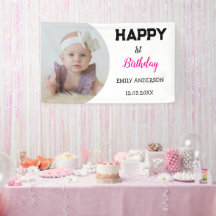 Cute Kids Personalised Photo Age Birthday Party