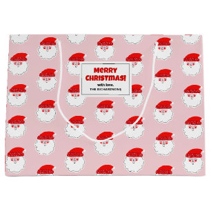 Cute kids Santa Claus Christmas Gift Bag
