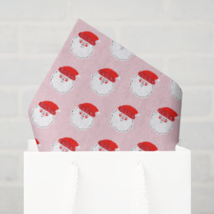 Cute kids Santa Claus Christmas Gift Bag Tissue Paper