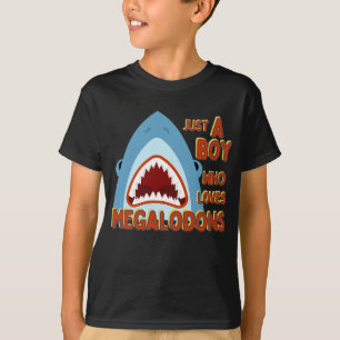 Cute Kids Shark Just A Boy Who Loves sharks ocean T-Shirt
