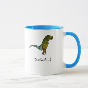 Cute kids T-Rex  dinotastic dinosaur art Mug