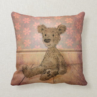 Cute Kid's Teddy Bear Cushion