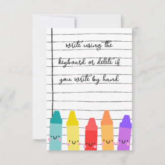 Cute Kids Thank You Card
