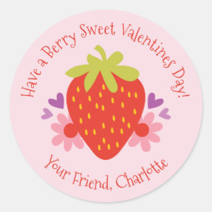Cute Kids Valentines Day Sticker