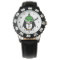 Cute kids watch with funny penguin cartoon design