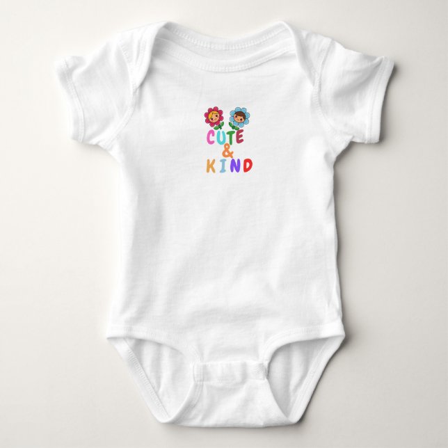 Cute & Kind Baby Bodysuit (Front)