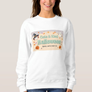 🧡 ✨ “Cute & Kind Halloween” Collection 🎃🌿 Sweatshirt