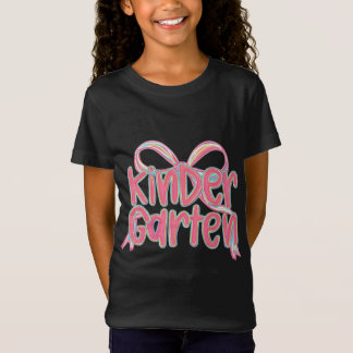 Cute Kindergarten Design with Ribbon T-Shirt